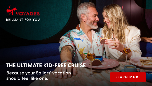 First-time sailors exploring the ship on a 5-night Virgin Voyages cruise