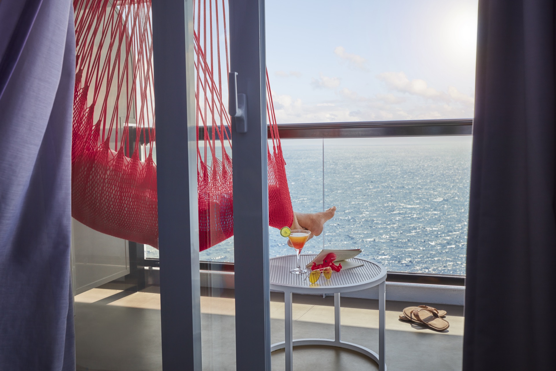 Virgin Voyages Brilliant Lady newest cruise ship at sea
