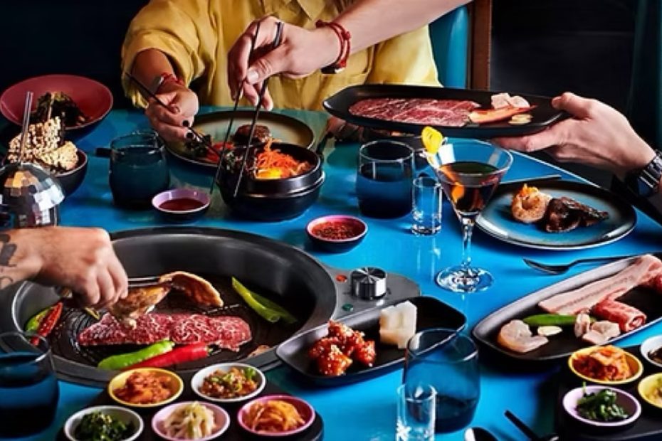 Gunbae Korean BBQ restaurant on Virgin Voyages
