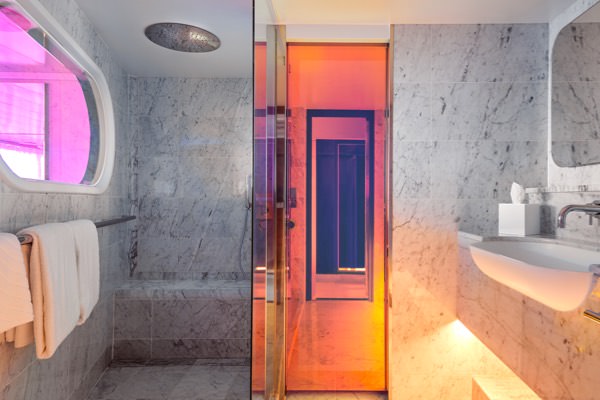 Seriously Suite entry-level RockStar accommodation on Virgin Voyages