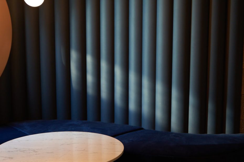 Craft cocktails served at the elegant Sip Lounge on Virgin Voyages