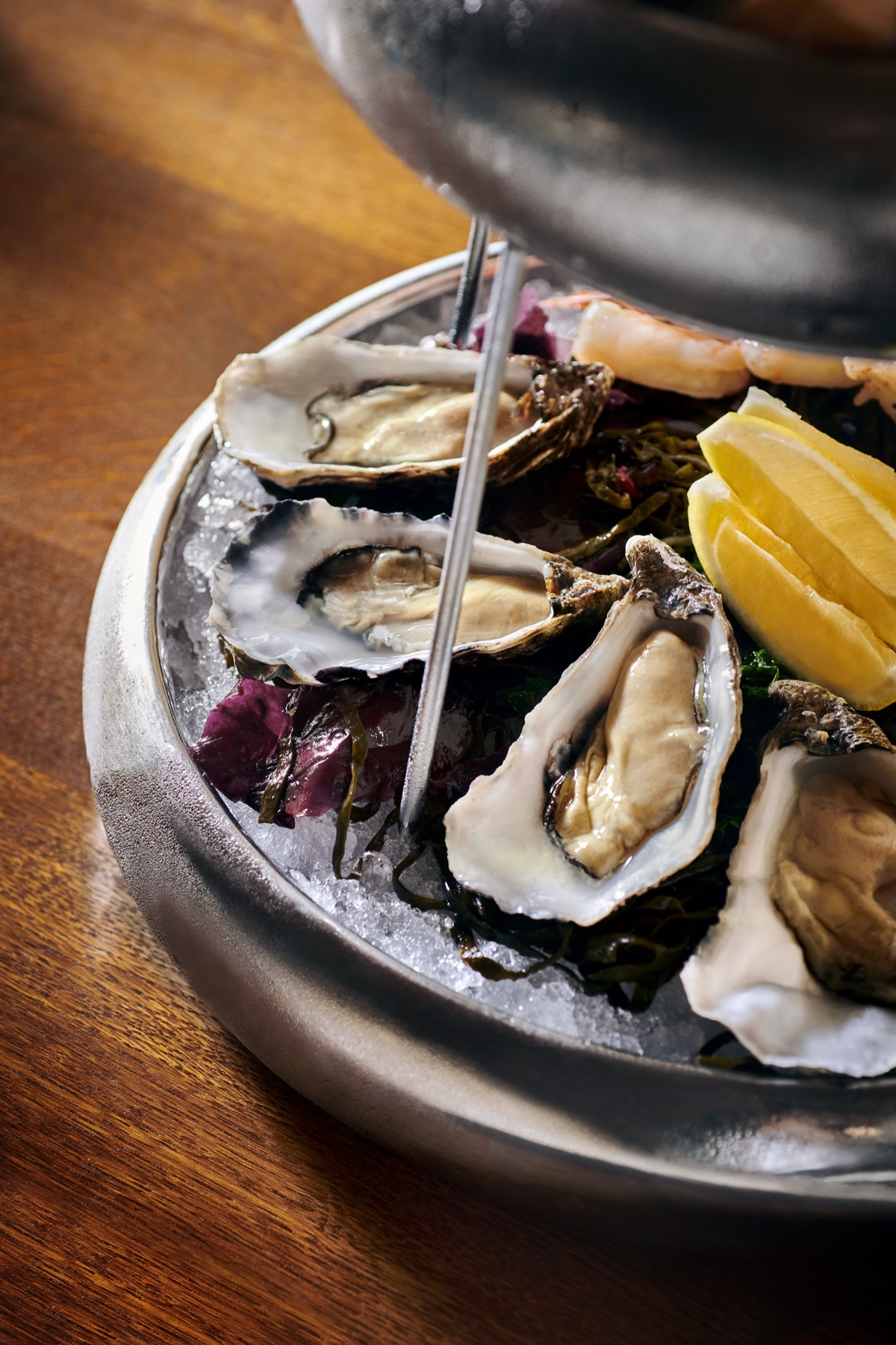 Fine dining at The Wake steak and seafood restaurant on Virgin Voyages