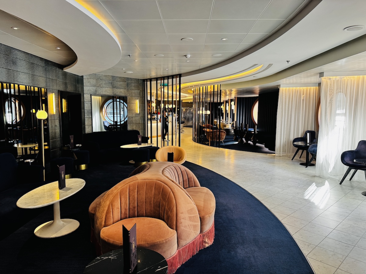 Sip Lounge champagne bar on Virgin Voyages