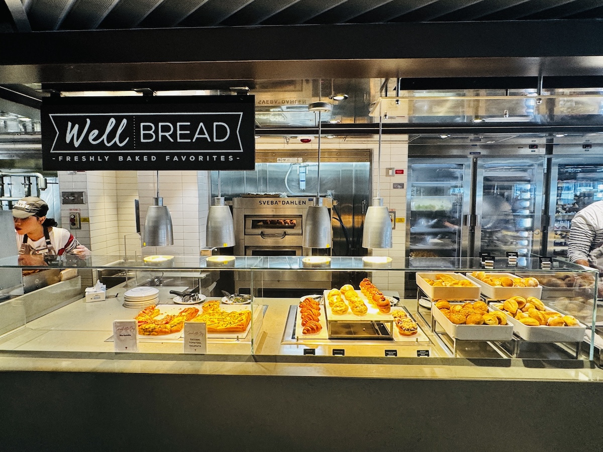 Well Bread bakery at The Galley on Virgin Voyages